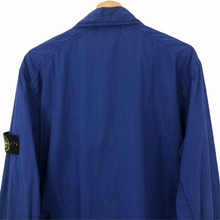 Load image into Gallery viewer, Stone Island Blue Zip Up Overshirt - Extra Large (XL) PTP 24"