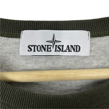 Load image into Gallery viewer, Stone Island Olive Short Sleeved Logo T-Shirt - Large (L) PTP 22.5"