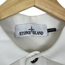Load image into Gallery viewer, Stone Island White Short Sleeved Polo - Triple Extra Large (XXXL) PTP 23.5"