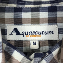 Load image into Gallery viewer, Aquascutum House Check Long Sleeved Shirt - Medium (M) PTP 23.25"