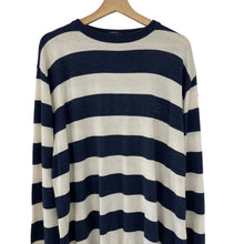 Load image into Gallery viewer, Paul and Shark Bretagne Striped Crew Neck Sweater - Four Extra Large (4XL) PTP 24.5"