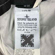 Load image into Gallery viewer, Stone Island White Bermuda Cargo Shorts - W 30"