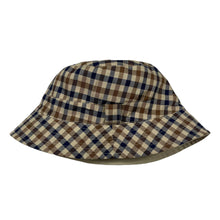 Load image into Gallery viewer, Aquascutum House Check / Beige Reversible Bucket Hat - One Size Fits All