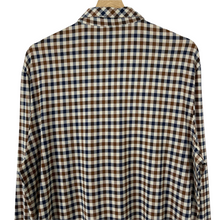 Load image into Gallery viewer, Aquascutum House Check Long Sleeved Polo - Extra Large (XL) PTP 24.25"