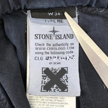 Load image into Gallery viewer, Stone Island Navy Blue Bermuda Shorts - W 34"