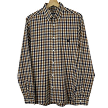 Load image into Gallery viewer, Aquascutum House Check Long Sleeved Shirt - Medium (M) PTP 20.75"