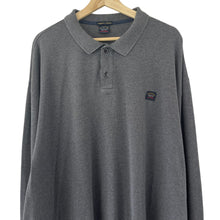 Load image into Gallery viewer, Paul and Shark Grey Long Sleeved Polo - Five Extra Large (5XL) PTP 31"