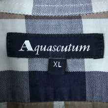 Load image into Gallery viewer, Aquascutum Block Check Short Sleeved Shirt - Extra Large (XL) PTP 26"