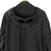 Load image into Gallery viewer, C.P Company Black Multi Pocket Hooded Goggle Jacket - 56 PTP 25"