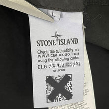 Load image into Gallery viewer, Stone Island Black Double Pocket Hooded Overshirt - Large (L) PTP 22.5"