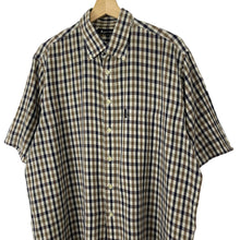 Load image into Gallery viewer, Aquascutum House Check Short Sleeved Shirt - Extra Large (XL) PTP 25"
