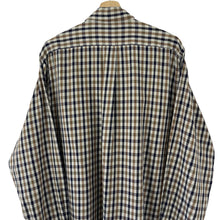 Load image into Gallery viewer, Aquascutum House Check Long Sleeved Shirt - Large (L) PTP 25"