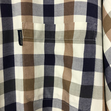 Load image into Gallery viewer, Aquascutum Block Check Short Sleeved Shirt - Medium (M) PTP 24"