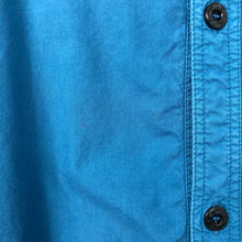Load image into Gallery viewer, Stone Island Turquoise Button Up Hooded Overshirt - Triple Extra Large (XXXL) PTP 25.5"