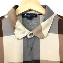 Load image into Gallery viewer, Aquascutum Block Check Short Sleeved Polo - Small (S) PTP 19.75"