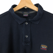 Load image into Gallery viewer, Paul and Shark Navy Long Sleeved Polo - Extra Large (XL) PTP 22.5"
