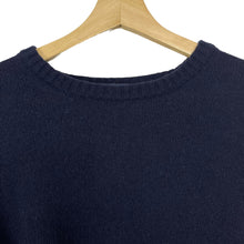 Load image into Gallery viewer, Paul and Shark Navy Crew Neck Eco Wool Sweater - Large (L) PTP 21.5"