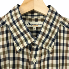 Load image into Gallery viewer, Aquascutum House Check Long Sleeved Shirt - Extra Large (XL) PTP 26"