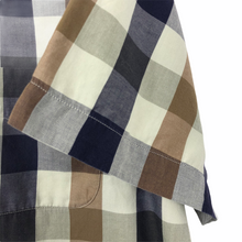Load image into Gallery viewer, Aquascutum Block Check Short Sleeved Shirt - Large (L) PTP 24.25"