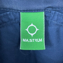 Load image into Gallery viewer, Ma.Strum Navy Blue Button Up Multi Pocket Overshirt - Extra Large (XL) PTP 24.5"