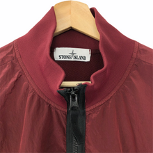 Load image into Gallery viewer, Stone Island Burgundy Nylon Metal Half Zip Smock - Double Extra Large (XXL) PTP 26.5"