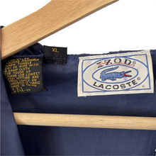 Load image into Gallery viewer, Vintage Navy Lacoste Izod Half Zip Cagoule - Extra Large (XL) PTP 26.25"