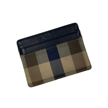 Load image into Gallery viewer, Aquascutum Classic Block Check Card Holder Wallet
