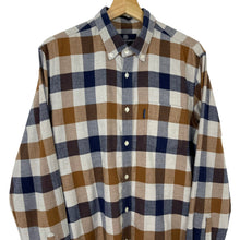 Load image into Gallery viewer, Aquascutum Block Check Flannel Long Sleeved Shirt - Large (L) PTP 21.5"