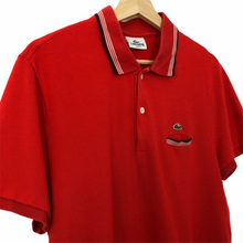Load image into Gallery viewer, Lacoste Red Short Sleeved Polo - Medium (M) PTP 20.5"