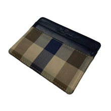 Load image into Gallery viewer, Aquascutum Classic Block Check Card Holder Wallet