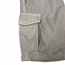 Load image into Gallery viewer, Stone Island White Bermuda Cargo Shorts - W 30"