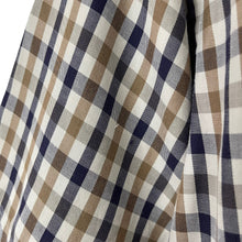 Load image into Gallery viewer, Aquascutum House Check Short Sleeved Shirt - Medium (M) PTP 21.75"