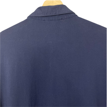 Load image into Gallery viewer, Aquascutum Navy / Check Short Sleeved Polo - Medium (M) PTP 21.5"