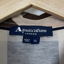 Load image into Gallery viewer, Aquascutum Block Check Short Sleeved Polo - Extra Large (XL) PTP 22"