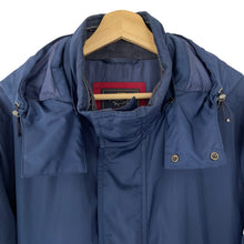 Load image into Gallery viewer, Paul and Shark Navy Hooded Jacket - Large (L) PTP 23"