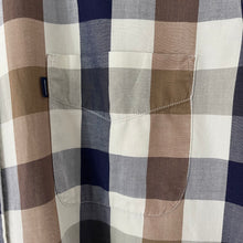 Load image into Gallery viewer, Aquascutum Block Check Short Sleeved Shirt - Medium (M) PTP 23"