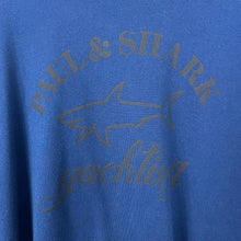 Load image into Gallery viewer, Paul and Shark Blue Short Sleeved Logo T-Shirt - Double Extra Large (XXL) PTP 23.25"