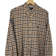 Load image into Gallery viewer, Aquascutum House Check Long Sleeved Shirt - Large (L) PTP 21"