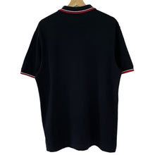 Load image into Gallery viewer, Prada Black Rubber Logo Short Sleeved Polo - Double Extra Large (XXL) PTP 21.75"