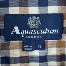 Load image into Gallery viewer, Aquascutum House Check Long Sleeved Shirt - Medium (M) PTP 20.75"