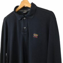 Load image into Gallery viewer, Paul and Shark Navy Long Sleeved Polo - Extra Large (XL) PTP 22.5"
