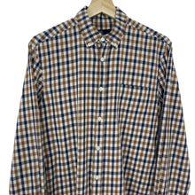 Load image into Gallery viewer, Aquascutum House Check Long Sleeved Shirt - Small (S) PTP 19"