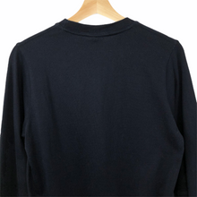 Load image into Gallery viewer, Paul and Shark Navy Logo Crew Neck Sweater - Small (S) PTP 19"