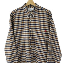 Load image into Gallery viewer, Aquascutum x Supreme House Check Flannel Long Sleeved Shirt - Large (L) PTP 23.25"
