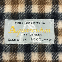 Load image into Gallery viewer, Aquascutum Classic House Check Pure Cashmere Scarf - One Size Fits All