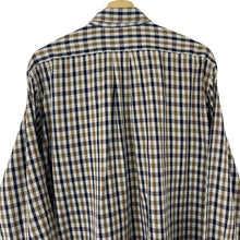 Load image into Gallery viewer, Aquascutum House Check Long Sleeved Shirt - Large (L) PTP 24"