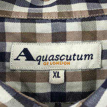Load image into Gallery viewer, Aquascutum House Check Long Sleeved Shirt - Extra Large (XL) PTP 26"