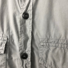 Load image into Gallery viewer, Stone Island Grey Button Up Overshirt - Small (S) PTP 19.5"