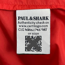 Load image into Gallery viewer, Paul and Shark Red Hooded Logo Jacket - Large (L) PTP 21.5"