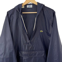 Load image into Gallery viewer, Vintage Dk Navy Lacoste Izod Half Zip Cagoule - Medium (M) PTP 23.25"